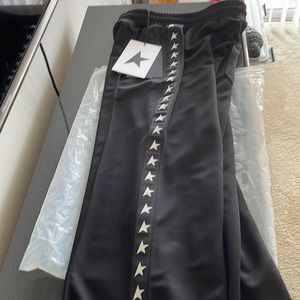 Golden goose wide leg track pants